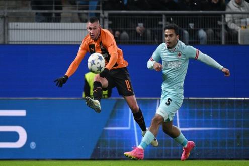 شاختار يفوز على أنتويرب في دوري أبطال أوروبا